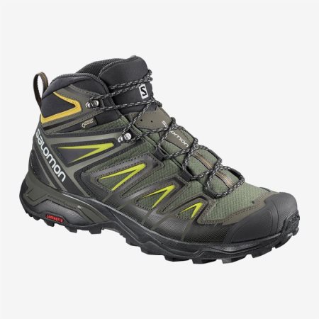 Scarpe Trekking Salomon X ULTRA 3 MID GTX Uomo Verde Oliva IT 1-L85